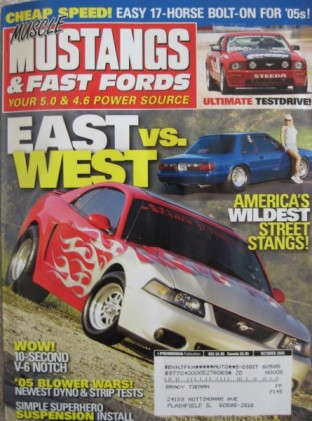 MUSCLE MUSTANGS & FAST FORDS 2005 OCT - SALEEN HUFF